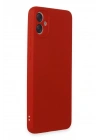 BFS  Samsung Galaxy A05 Kılıf First Silikon - Kırmızı