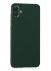 BFS  Samsung Galaxy A05 Kılıf First Silikon - Koyu Yeşil