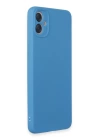 BFS  Samsung Galaxy A05 Kılıf First Silikon - Mavi