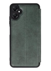 BFS  Samsung Galaxy A05 Kılıf Flip Cover - Koyu Yeşil