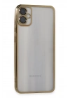 BFS Samsung Galaxy A05 Kılıf Lensli Silikon - Gold