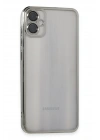BFS Samsung Galaxy A05 Kılıf Lensli Silikon - Gümüş