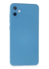 BFS  Samsung Galaxy A05 Kılıf Nano içi Kadife Silikon - Mavi