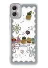 BFS  Samsung Galaxy A05 Kılıf Sweet Desenli Silikon Kapak - Açık Mavi