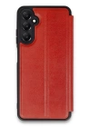 BFS  Samsung Galaxy A05S Kılıf Flip Cover - Kırmızı