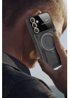 BFS  Samsung Galaxy A05S Kılıf Joy Lens Standlı Kapak - Mor