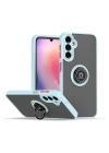 BFS  Samsung Galaxy A05S Kılıf Montreal Yüzüklü Silikon Kapak - Buz Mavi