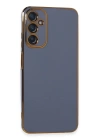 BFS  Samsung Galaxy A05S Kılıf Volet Silikon - Mavi