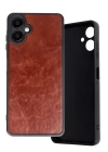 BFS  Samsung Galaxy A06 Kılıf Aras Deri Kapak - Bordo