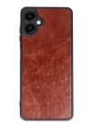 BFS  Samsung Galaxy A06 Kılıf Aras Deri Kapak - Bordo