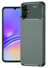 BFS  Samsung Galaxy A06 Kılıf Auto Focus Karbon Kapak - Koyu Yeşil