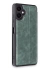 BFS  Samsung Galaxy A06 Kılıf Flip Cover - Koyu Yeşil