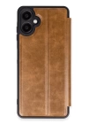 BFS  Samsung Galaxy A06 Kılıf Flip Cover - Taba