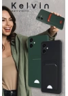 BFS  Samsung Galaxy A06 Kılıf Kelvin Kartvizitli Silikon - Mavi