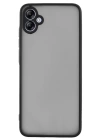 BFS  Samsung Galaxy A06 Kılıf Montreal Silikon Kapak - Siyah