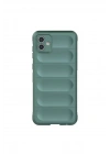 BFS Samsung Galaxy A06 Kılıf Optimum Silikon - Koyu Yeşil