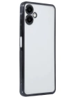 BFS  Samsung Galaxy A06 Kılıf Razer Lensli Silikon - Siyah