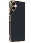 BFS Samsung Galaxy A06 Kılıf Volet Silikon - Siyah