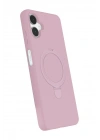 BFS  Samsung Galaxy A06 Regal Magsafe Standlı Kapak - Açık Pembe