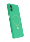 BFS  Samsung Galaxy A07 4G Regal Magsafe Standlı Kapak - Yeşil