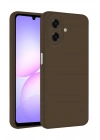 BFS Samsung Galaxy A07 First Silikon - Kahverengi