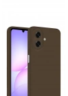 BFS Samsung Galaxy A07 First Silikon - Kahverengi