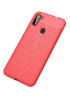 BFS  Samsung Galaxy A11 Kılıf Auto Focus Kapak - Kırmızı