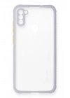 BFS Samsung Galaxy A11 Kılıf Miami Şeffaf Silikon - Lila