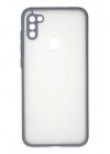 BFS  Samsung Galaxy A11 Kılıf Montreal Silikon Kapak - Gri