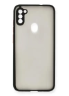 BFS  Samsung Galaxy A11 Kılıf Montreal Silikon Kapak - Siyah