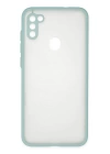 BFS  Samsung Galaxy A11 Kılıf Montreal Silikon Kapak - Turkuaz
