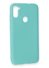 BFS  Samsung Galaxy A11 Kılıf Nano içi Kadife Silikon - Turkuaz