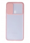 BFS  Samsung Galaxy A11 Kılıf Palm Buzlu Kamera Sürgülü Silikon - Pembe