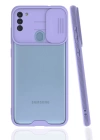 BFS  Samsung Galaxy A11 Kılıf Platin Kamera Koruma Silikon - Lila