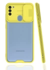 BFS  Samsung Galaxy A11 Kılıf Platin Kamera Koruma Silikon - Sarı