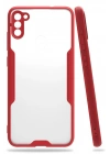 BFS  Samsung Galaxy A11 Kılıf Platin Silikon - Kırmızı
