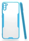 BFS  Samsung Galaxy A11 Kılıf Platin Silikon - Mavi