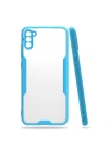 BFS  Samsung Galaxy A11 Kılıf Platin Silikon - Mavi