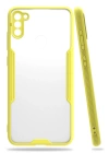 BFS  Samsung Galaxy A11 Kılıf Platin Silikon - Sarı