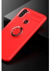 BFS  Samsung Galaxy A11 Kılıf Range Yüzüklü Silikon - Kırmızı