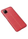 BFS  Samsung Galaxy A12 Kılıf Auto Focus Kapak - Kırmızı