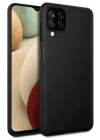 BFS  Samsung Galaxy A12 Kılıf First Silikon - Siyah