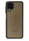 BFS  Samsung Galaxy A12 Kılıf Montreal Silikon Kapak - Siyah