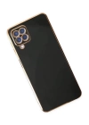 BFS  Samsung Galaxy A12 Kılıf Volet Silikon - Siyah