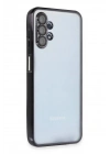 BFS Samsung Galaxy A13 4G Kılıf Lensli Silikon - Siyah