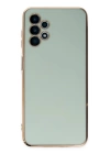 BFS  Samsung Galaxy A13 4G Kılıf Volet Silikon - Açık Yeşil