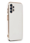 BFS  Samsung Galaxy A13 4G Kılıf Volet Silikon - Beyaz