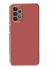 BFS  Samsung Galaxy A13 4G Kılıf Volet Silikon - Kırmızı
