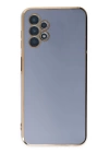 BFS  Samsung Galaxy A13 4G Kılıf Volet Silikon - Mavi