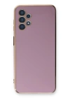 BFS  Samsung Galaxy A13 4G Kılıf Volet Silikon - Mor